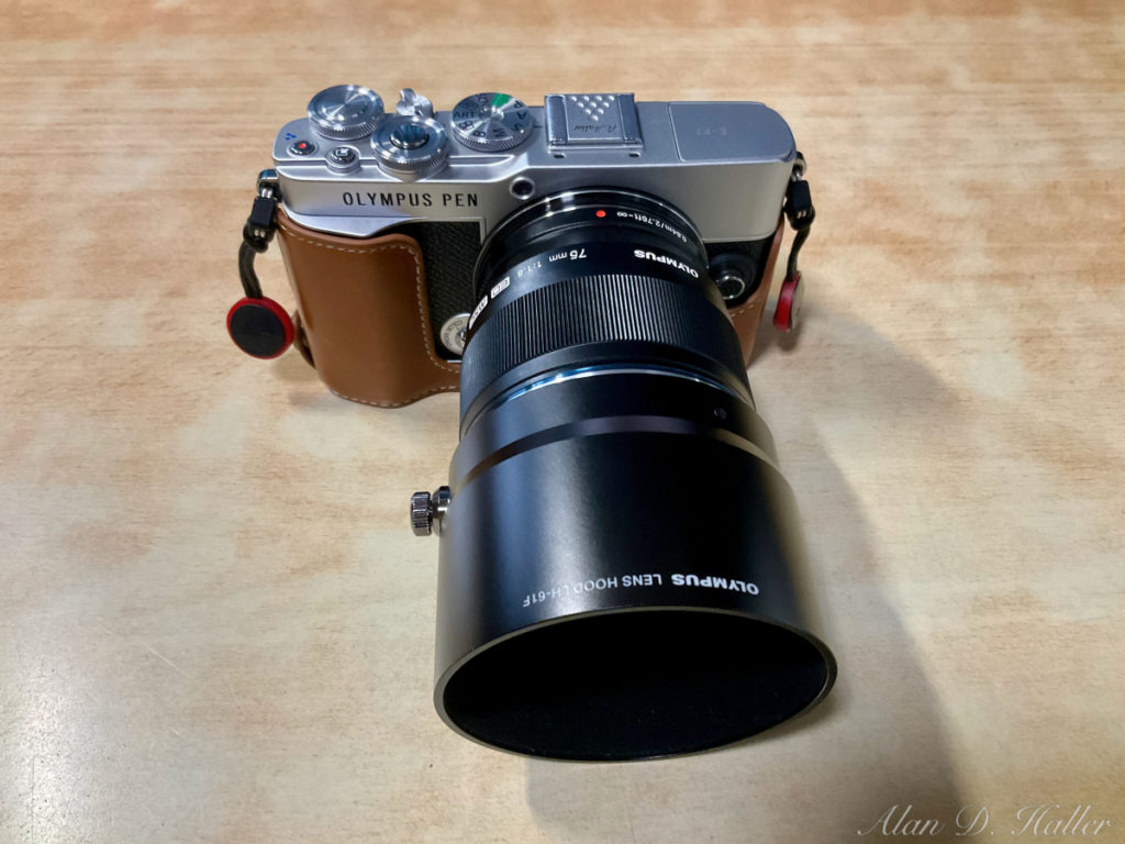 OM SYSTEM オリンパス 交換レンズ 大口径望遠単焦点レンズ M.ZUIKO DIGITAL ED 75mm F1.8 PEN E-P7